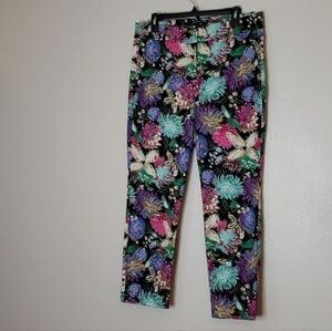 J. Crew Mercantile Corinth Ankle  Floral Print Cropped Pants NEW Summer